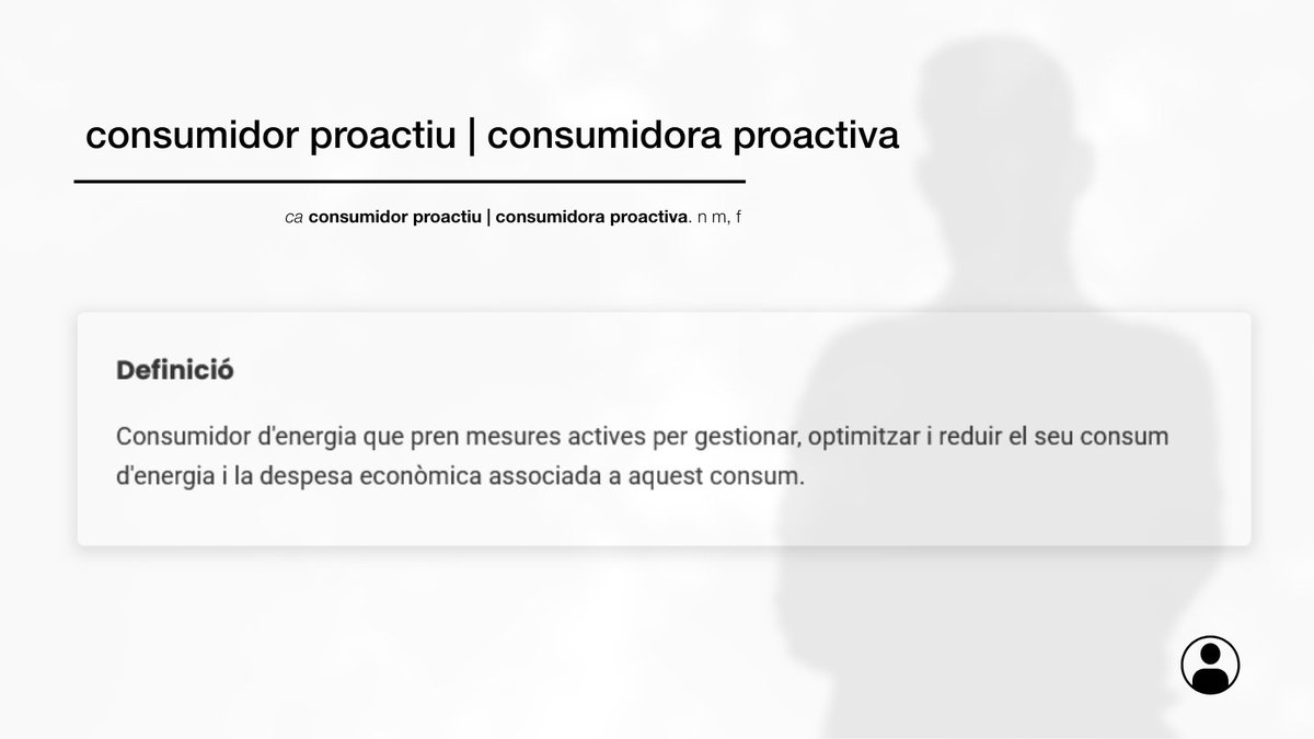 🏖️ Vols aprofitar l’estiu per esdevenir un consumidor proactiu?  

🔋 Genera energia renovable per refrescar casa teva! Com ho pots fer? Amb l’#autoconsum o formant part d’una #ComunitatEnergètica

ℹ️icaen.gencat.cat/ca/energia/aut… 

📖<a href="/termcat/">Termcat</a> termcat.cat/ca/diccionaris…