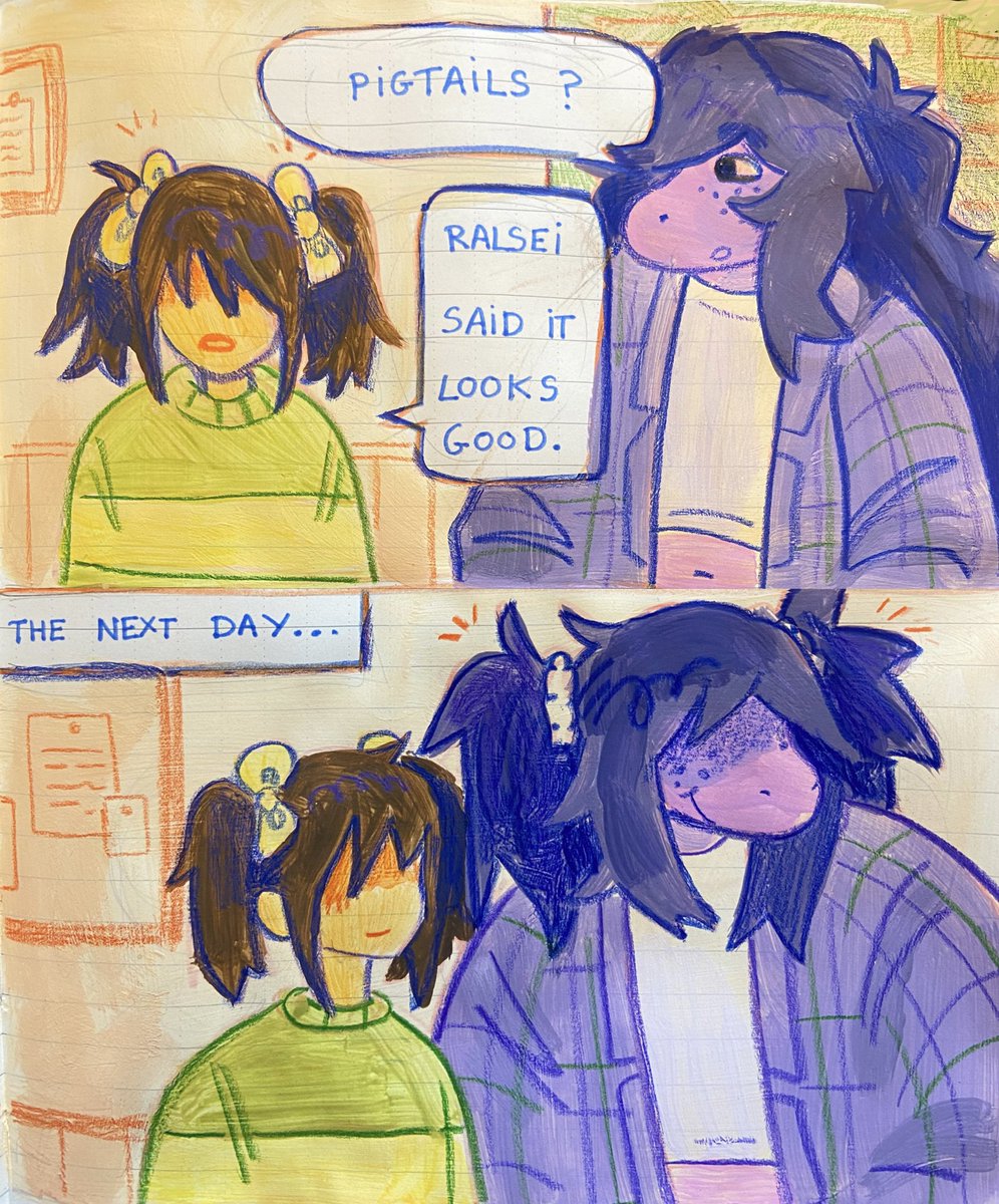 We think of you when you’re not there #DELTARUNE