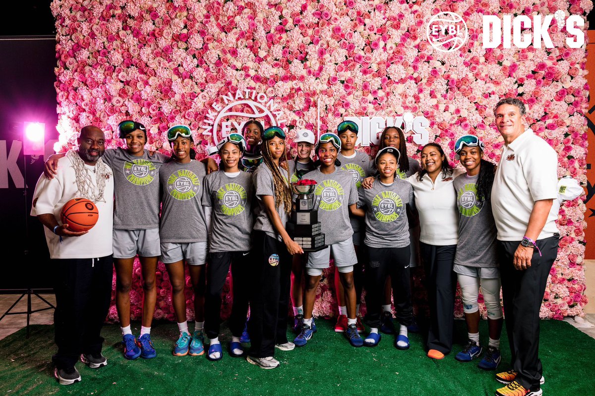 I didn’t play in half of the games due to injury on my knee. I’ll be back very soon but I’m so happy to say That we are 17u EYBL Nike National Champs. A couple years ago  I dreamed on being on takeover 17s. &amp; This year I’m on it and we won the championship. LOOK AT GOD❤️