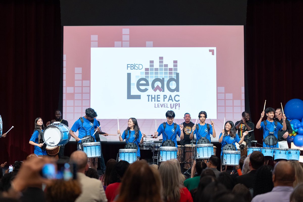 FortBendISDSupt's tweet image. Still feeling the rhythm and momentum from Day 2 of our Breakthrough Leadership Summit! We are ready to #LevelUP, and the energy is carrying us straight into an exciting new school year filled with purpose and possibility.
Thank you to Drum Cafe and the @EHS_Knightswire Drumline…