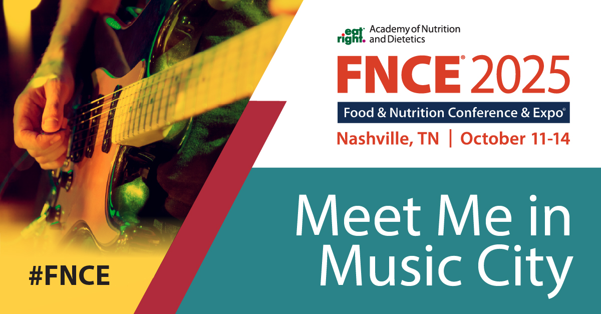 eatrightPRO's tweet image. Want to see your friends and colleagues at #FNCE? 🤠

📱 Encourage them to attend using the fun graphics in our social media toolkit:  sm.eatright.org/FNCE25SM

#eatrightPRO #rdchat