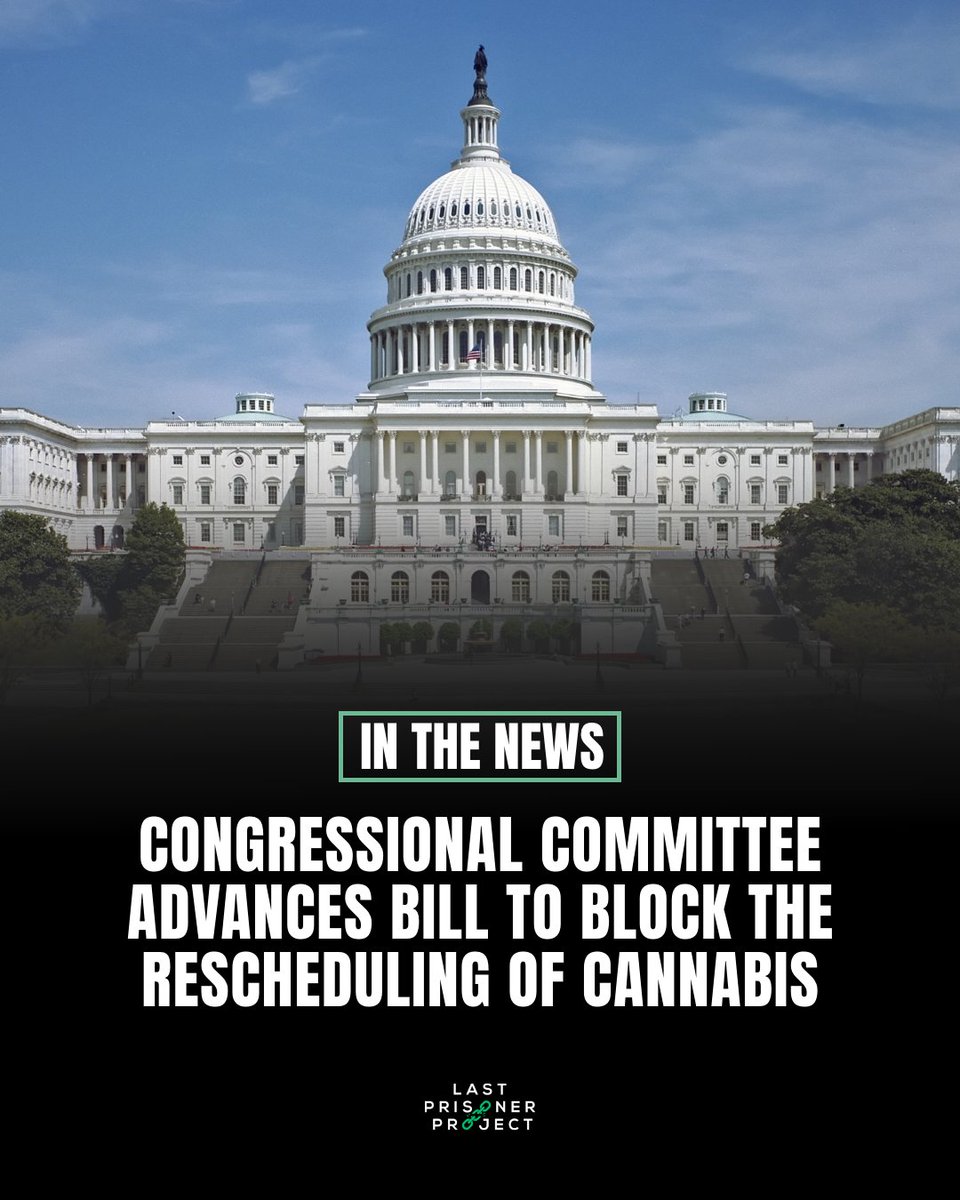 lastprisonerprj's tweet image. Last week a congressional committee approved a spending bill that would block the Justice Department from rescheduling cannabis from a Schedule I to Schedule III of the Controlled Substances Act. The bill now heads to full committee and, if passed, will then be sent to the floor.…