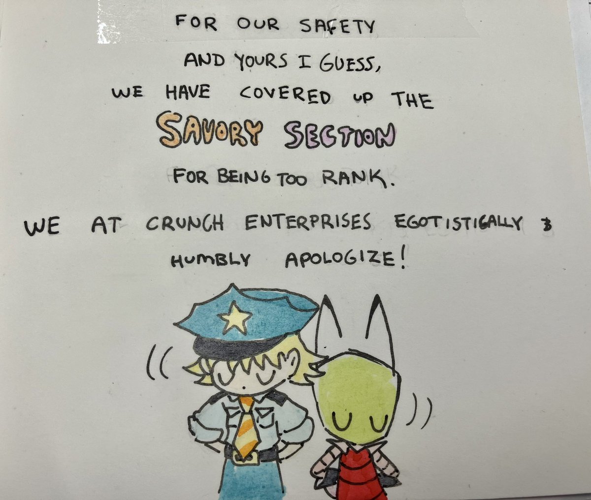 CrunchControl's tweet image. Scraps from my horrible horrible journal since I know I haven’t been posting as much art!!! These are just sillies but they make me laugh both with AND without context I looooove my jounral