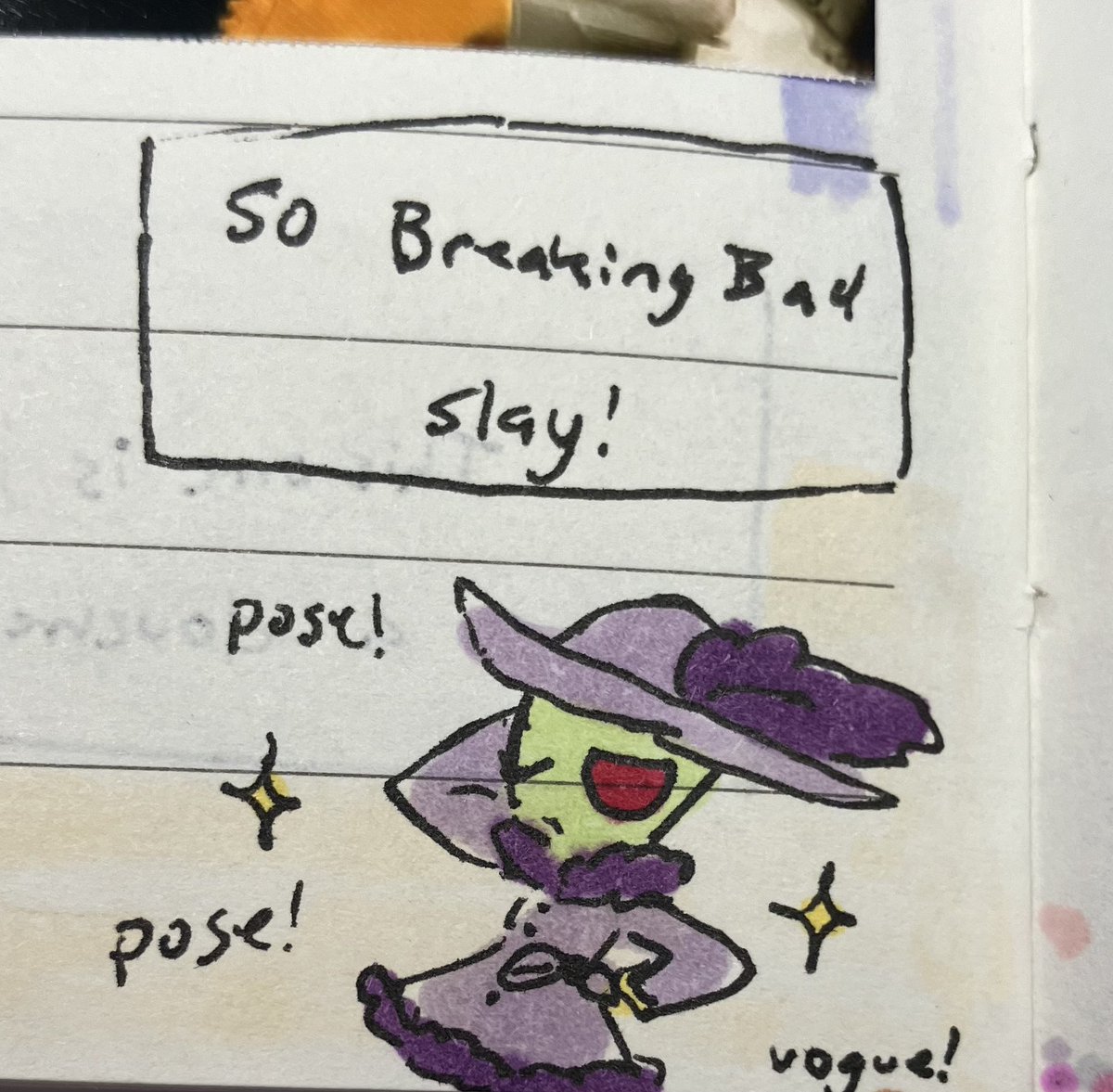 CrunchControl's tweet image. Scraps from my horrible horrible journal since I know I haven’t been posting as much art!!! These are just sillies but they make me laugh both with AND without context I looooove my jounral
