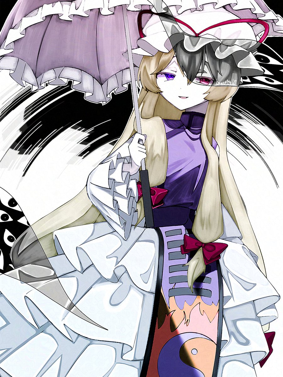 KanaeMituki's tweet image. 境界
#東方Projectイラスト 
#八雲紫