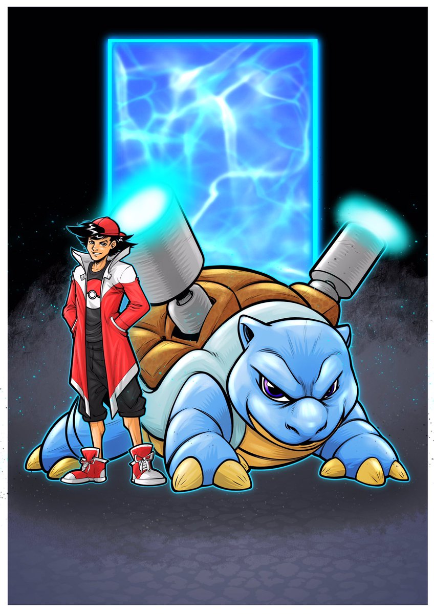 AEtnevic's tweet image. #pokemon #ashketchum #blastoise #procreate #timelapsedrawing #timelapse #fanart