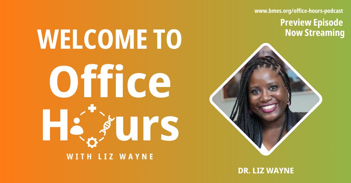 BMESociety's tweet image. 🎙️ Podcast Launch: Office Hours with Liz Wayne is here!
What really happens behind BME office doors? 👀
Science, academia, unfiltered conversations.
🎧 Preview episode is live — listen now:
👉 hubs.la/Q03ym9xf0
#BMES #OfficeHoursPodcast #STEMPodcast