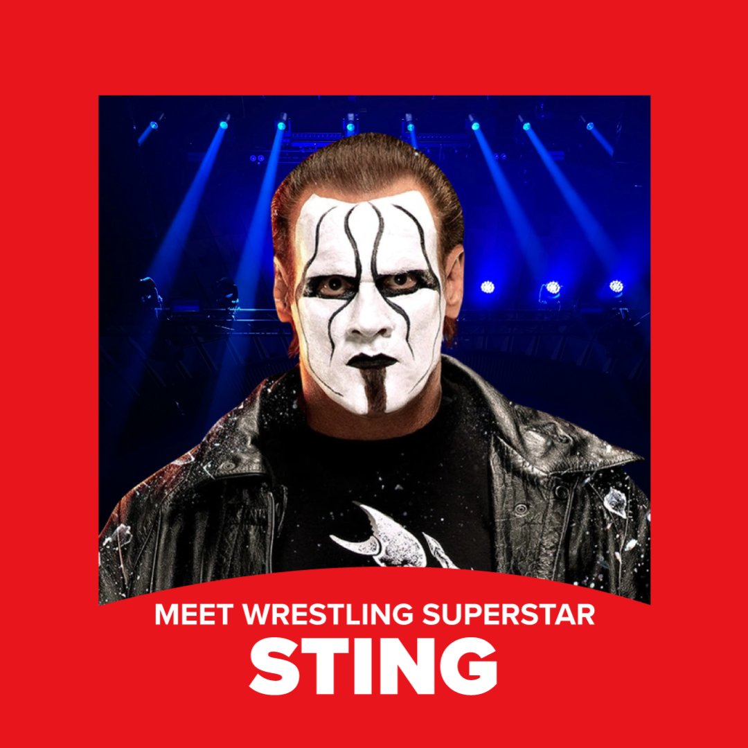 FANEXPOCANADA's tweet image. It’s showtime, folks. Wrestling icon Sting is coming to FAN EXPO Canada 💪 Get ready to rumble and meet the legend himself next month. Secure your tickets here: spr.ly/6019fyNdt
#WWEHallofFame #Wrestling #Sting #YYZ