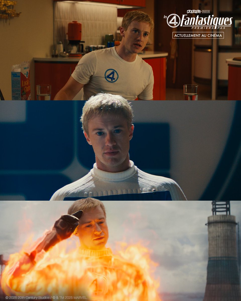 MarvelFR's tweet image. Reed. Sue. Johnny. Ben. 💙

#Les4Fantastiques : Premiers pas, actuellement au cinéma.