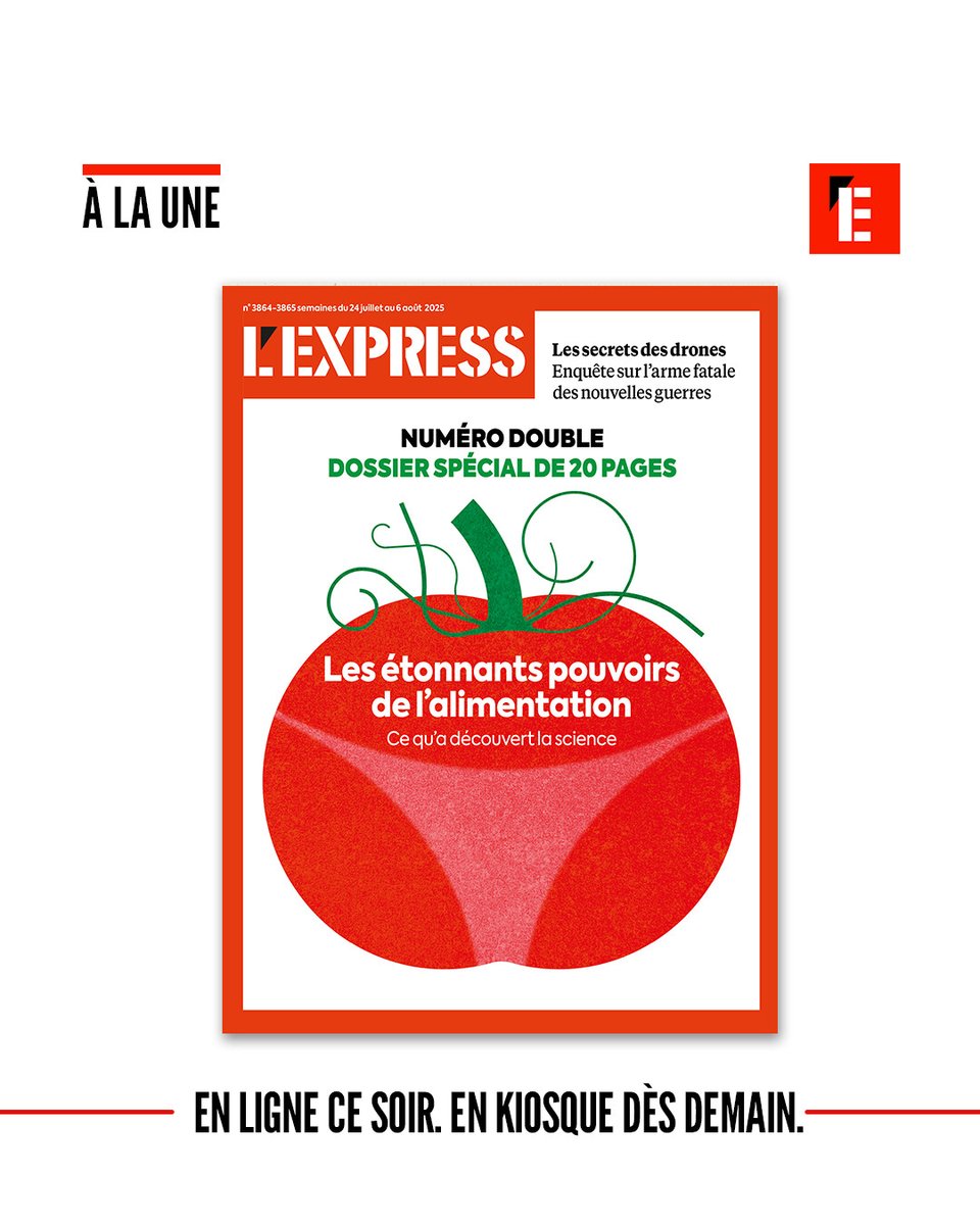 LEXPRESS's tweet image. 🍽️ Avoir une alimentation saine relève encore du parcours du combattant. Mais des solutions existent, qui impliquent de revenir à certains fondamentaux.
🍅 "Les étonnants pouvoir de l'alimentation", notre dossier spécial à la Une de L'Express. ➡️ l.lexpress.fr/CDB