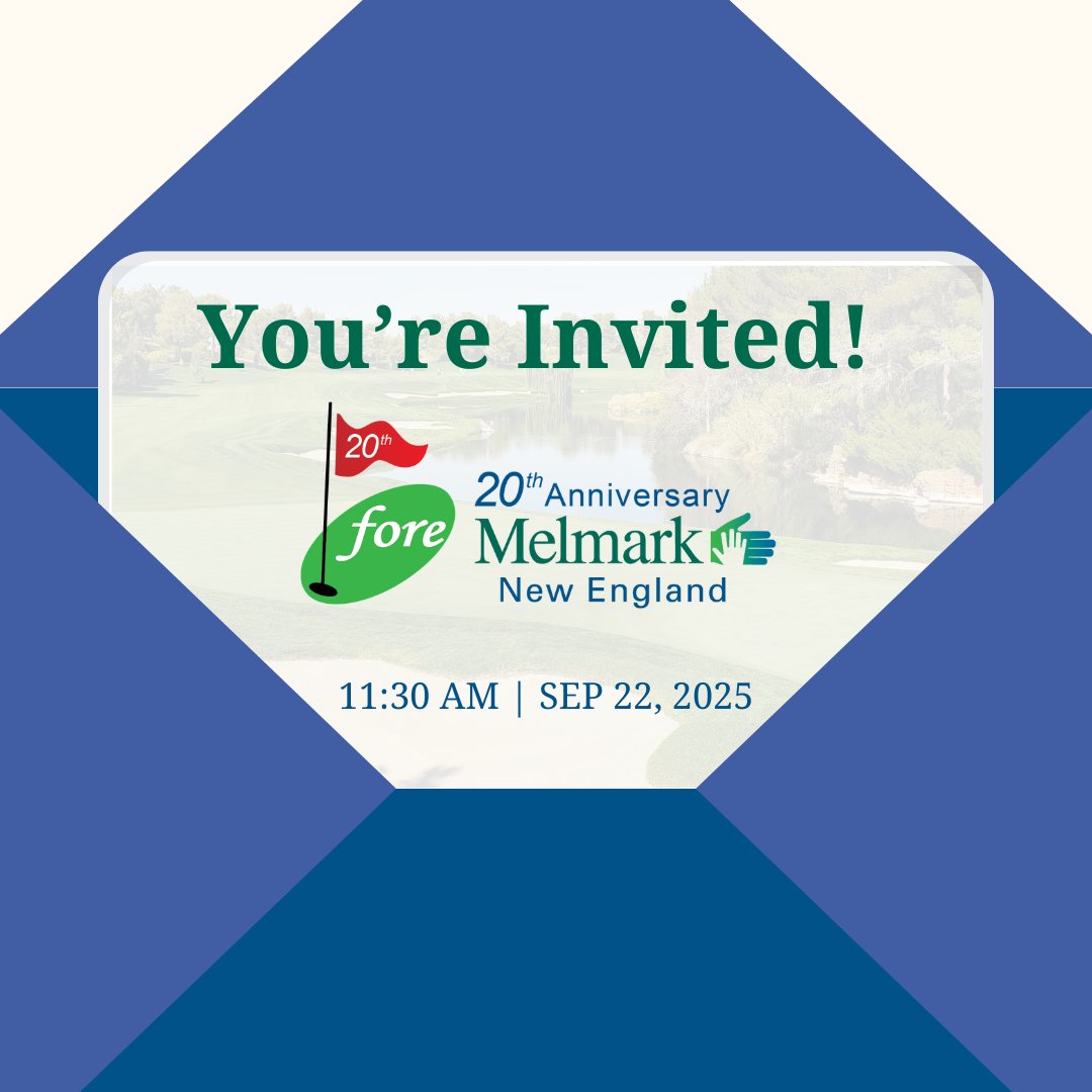 We'll see you on the green!⛳ Registration for our 20th Anniversary fore Melmark New England Golf Tournament is now open! We hope you'll join us at The Golf Club <a href="/LiveTurnerhill/">Turner Hill</a> in Ipswich to have some fun and support our work. Check out how you can get involved at [LINK]