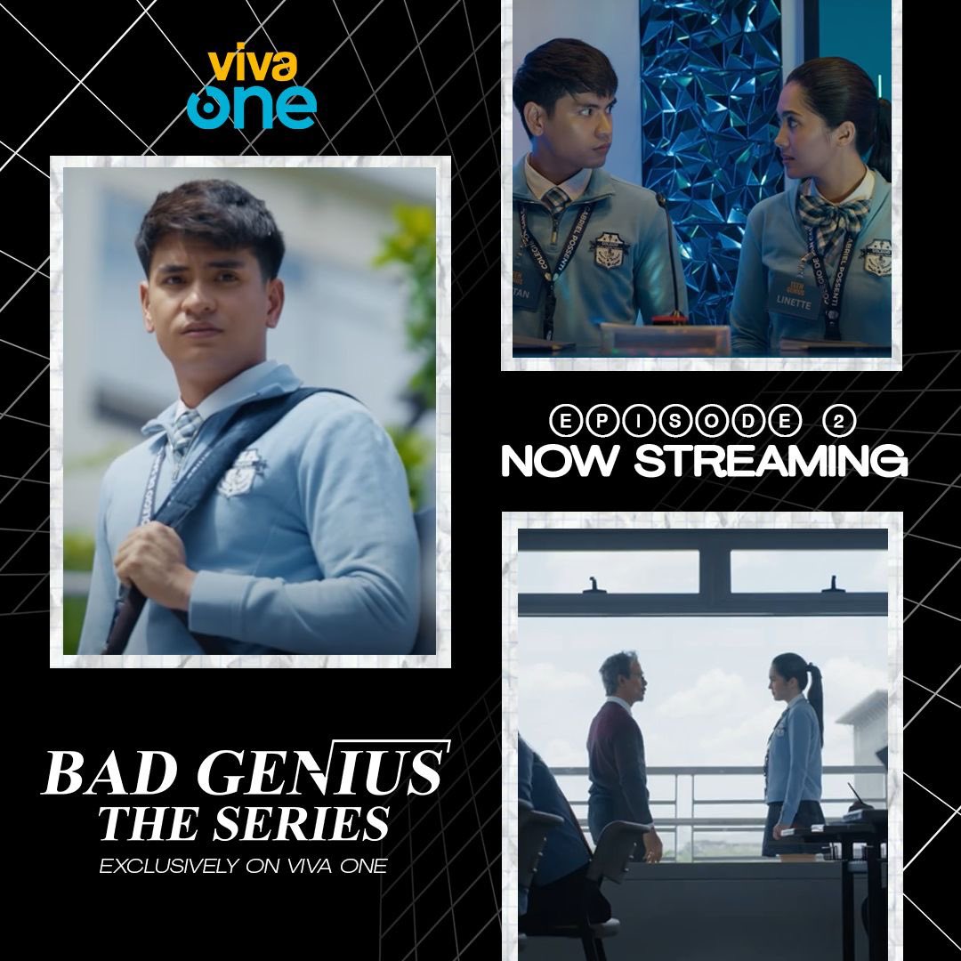VivaOnePH's tweet image. ARE YOU SMART ENOUGH TO KEEP UP? 🧠🤓
Bad Genius: The Series episode 2 now streaming on Viva One! Starring Atasha Muhlach, Jairus Aquino, Gab Lagman & Hyacinth Callado. Directed by Derick Cabrido. New episode every Thursday.
No cheating!:vivaone.page.link/BadGeniusTheSe…
#BGTSTheWashBoy