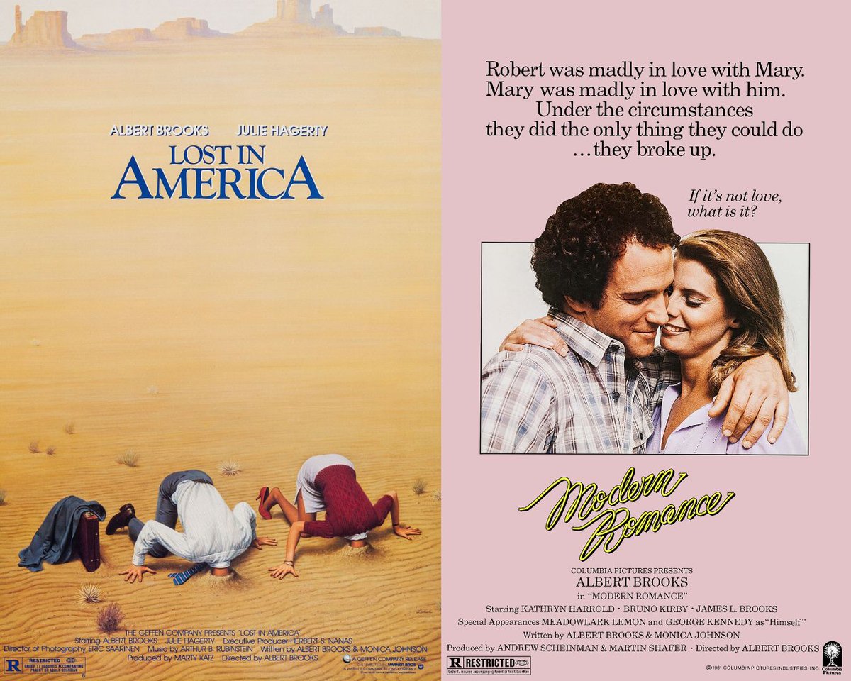 newbeverly's tweet image. An Albert Brooks double feature in 35mm! LOST IN AMERICA (1985) & MODERN ROMANCE (1981) screen today, Wednesday, July 23rd, at 7:30pm & 9:30pm, respectively. Tickets: buff.ly/Lc8AaIB