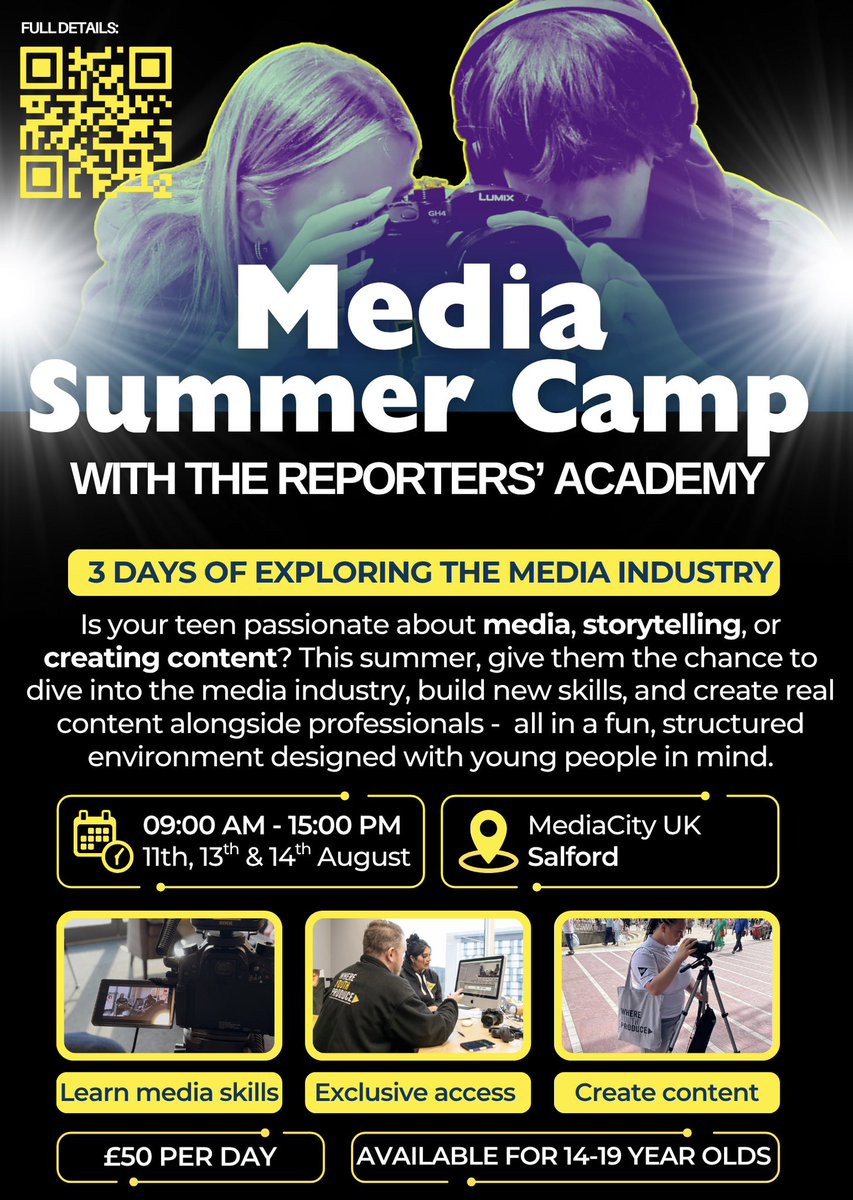 John Eades (@eadosk6) on Twitter photo Great opportunity for young people to experience #MediaCity and the #media industry in #Manchester this summer via thereportersacademy.com Great opportunity for young people to experience #MediaCity and the #media industry in #Manchester this summer via thereportersacademy.com