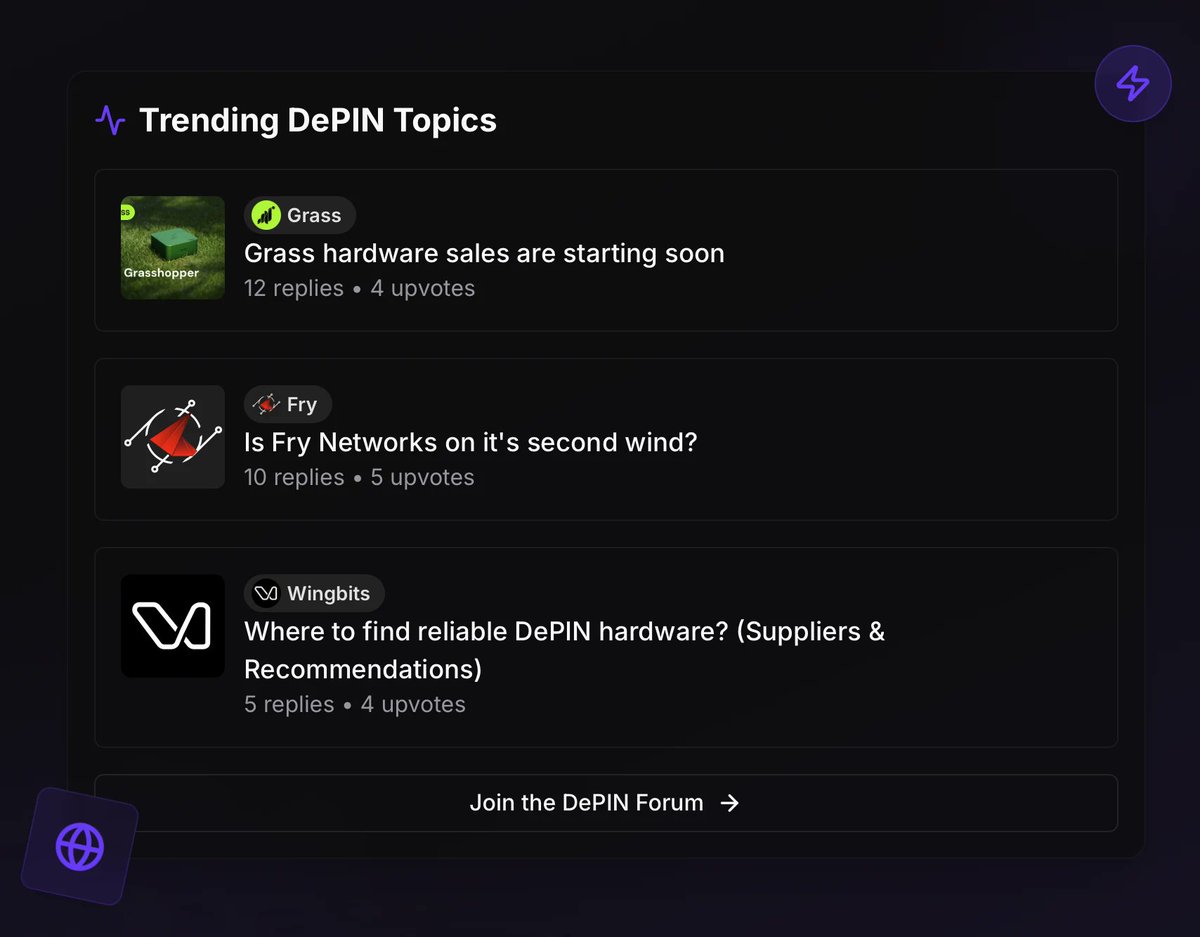 MokenMarket's tweet image. Moken’s DePIN Forum is GROWING fast! This exclusive, signup-only hub is your ticket to sizzling alpha on Decentralized Physical Infrastructure Networks. 🌐 Don’t miss out on the action, join the waitlist NOW at moken.io/forum