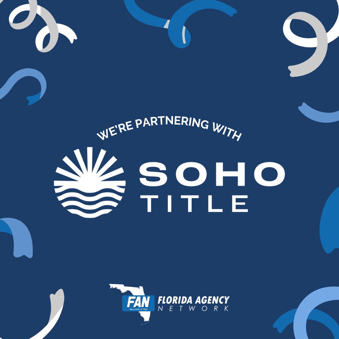 AgencyFl's tweet photo. 🚨 Big news for South Tampa! SoHo Title has partnered with us to deliver top-tier service and drive growth. ✨

Read more about this exciting collaboration here: https://t.co/ziWJvWCtdk https://t.co/jT5USz6PY4