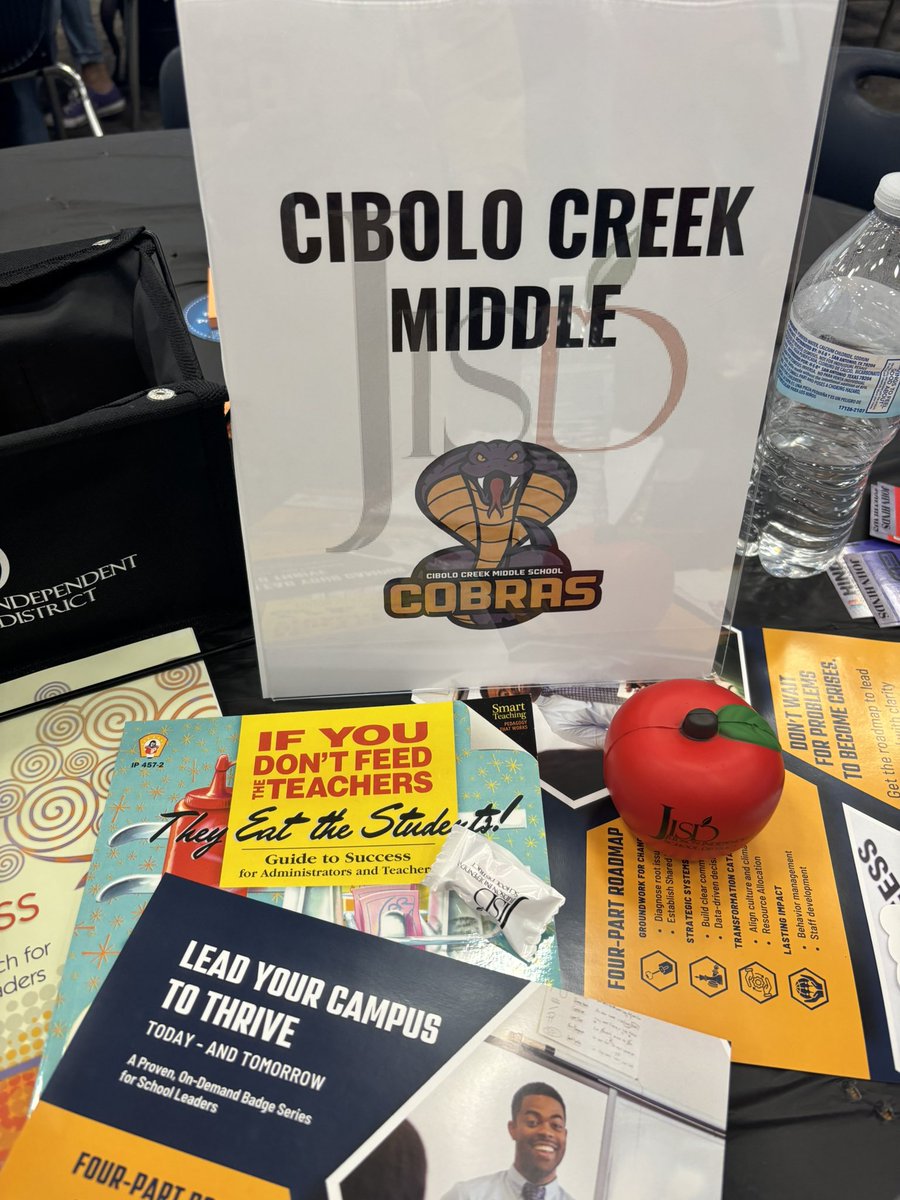 The administrative team is hard at work at our <a href="/JudsonISD/">Judson ISD 🍎</a> leadership summit. We are looking forward to welcoming our teachers, staff and families in the Cibolo Creek Middle School community. #ourstorybegins #cobrapride #JISD