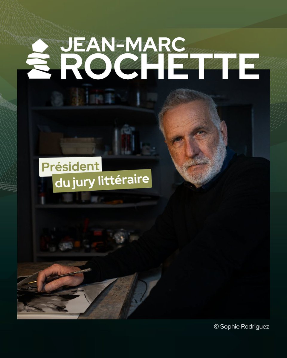 Jean-Marc #Rochette, président du jury littéraire 📗

Avec Édouard Cortès, Katia Fondecave, José Manuel Lamarque, Jennifer Lesieur &amp; Tristan Savin

Tables rondes, rencontres, dédicaces, lectures : du 7 au 12 octobre @ <a href="/dijon/">Ville de Dijon</a> avec <a href="/LaGuilde_Action/">La Guilde</a> 

lesecransdelaventure.com/le-magazine/ro…