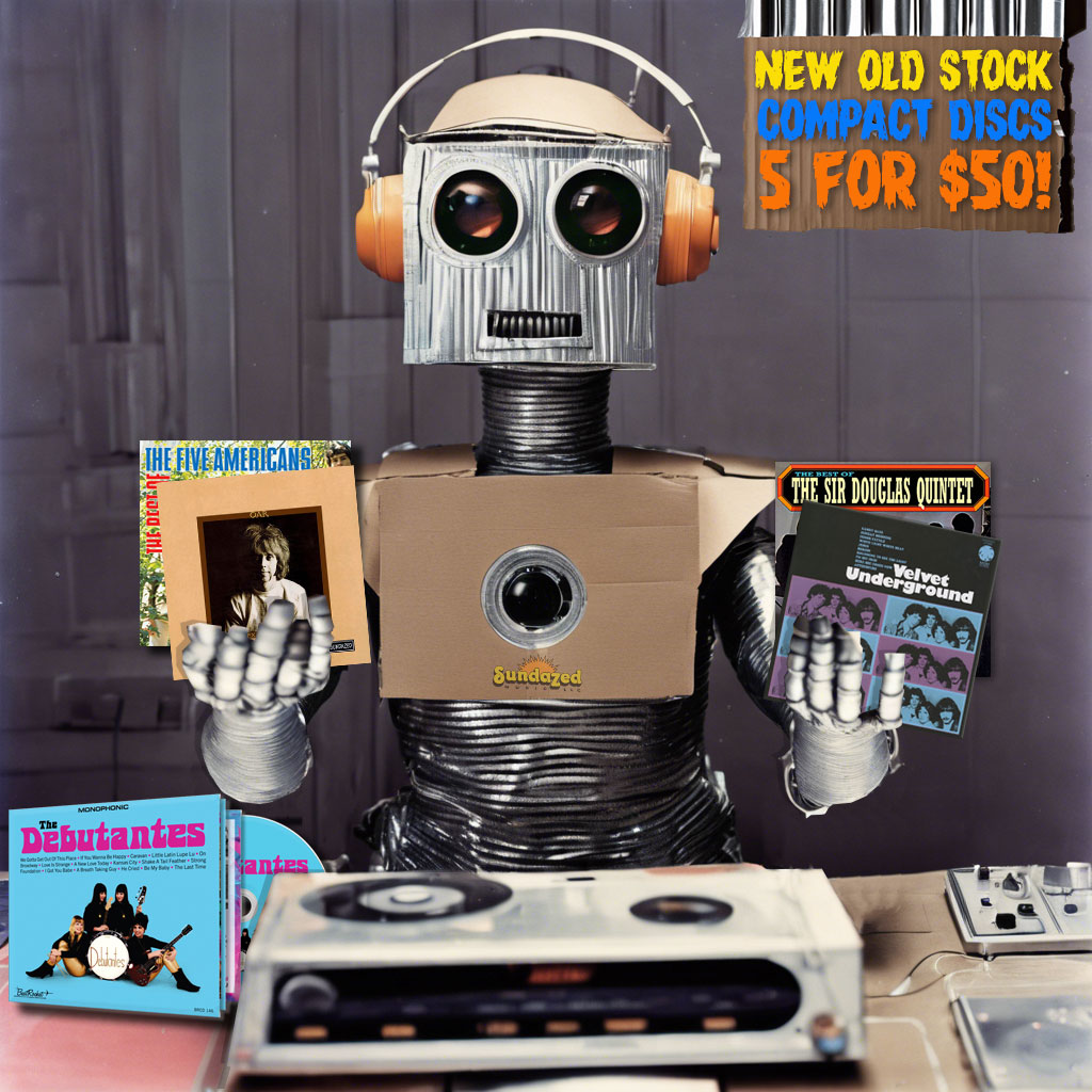 New old stock CDs alert! 🎶 We've unearthed some hidden gems from our archive, some untouched since 2018. Some we had previously went out of stock on, other are out of print! Get 5 for $50 and $10 each after that! Check them out here: sundazed.com/new-old-stock-…