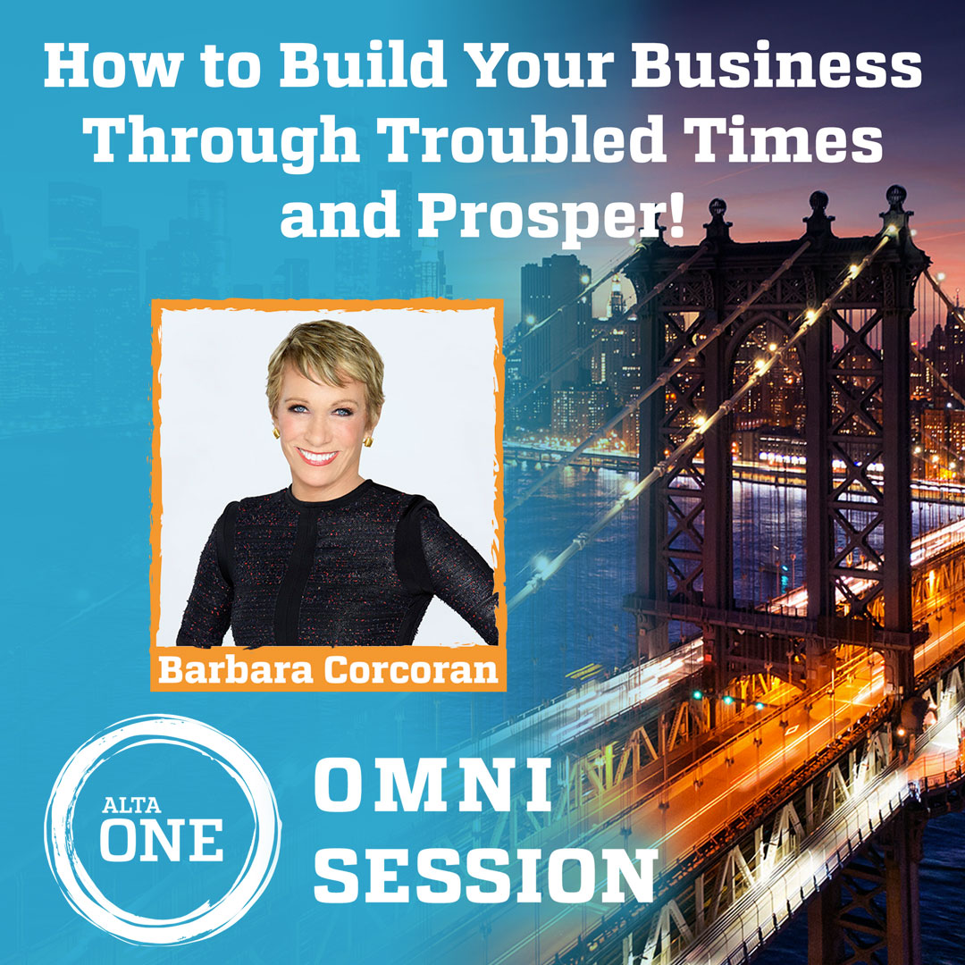 ALTA (@altaonline) on Twitter photo 🦈 We're excited: <a href="/ABCSharkTank/">Shark Tank</a>'s <a href="/BarbaraCorcoran/">Barbara Corcoran</a> is hitting the #ALTAONE stage in NYC!
💪 Join us to learn her no-nonsense playbook on leading through tough times.
🍎 Oct. 7–10, NYC
Early Bird rate saves you $200 off standard registration!
ow.ly/XPeu50W3xnF
#realestate 🦈 We're excited: <a href="/ABCSharkTank/">Shark Tank</a>'s <a href="/BarbaraCorcoran/">Barbara Corcoran</a> is hitting the #ALTAONE stage in NYC!
💪 Join us to learn her no-nonsense playbook on leading through tough times.
🍎 Oct. 7–10, NYC
Early Bird rate saves you $200 off standard registration!
ow.ly/XPeu50W3xnF
#realestate