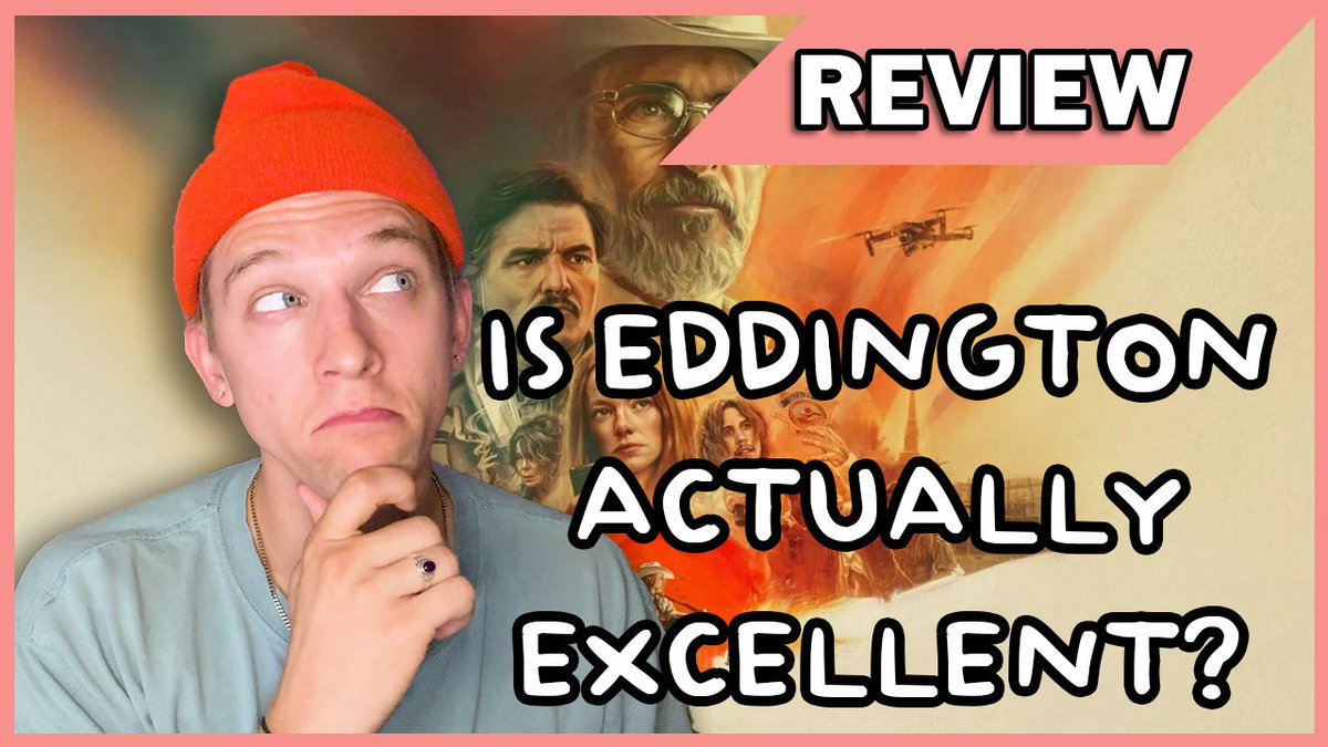 EthanSimmie's tweet image. I haven’t been able to stop thinking about EDDINGTON since I saw it.
So I talked about the crucial facet of it that I don’t see people discussing that makes it one of the best movies of the year for me.
shorturl.at/hYoV3