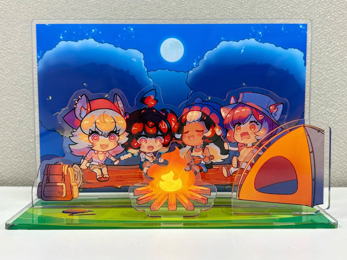 V4Mirai's tweet image. 🏕️ Our first sample of Camp Voltail merch has arrived! It’s giving campfire. 🔥
Preorders are available until August 14th.
