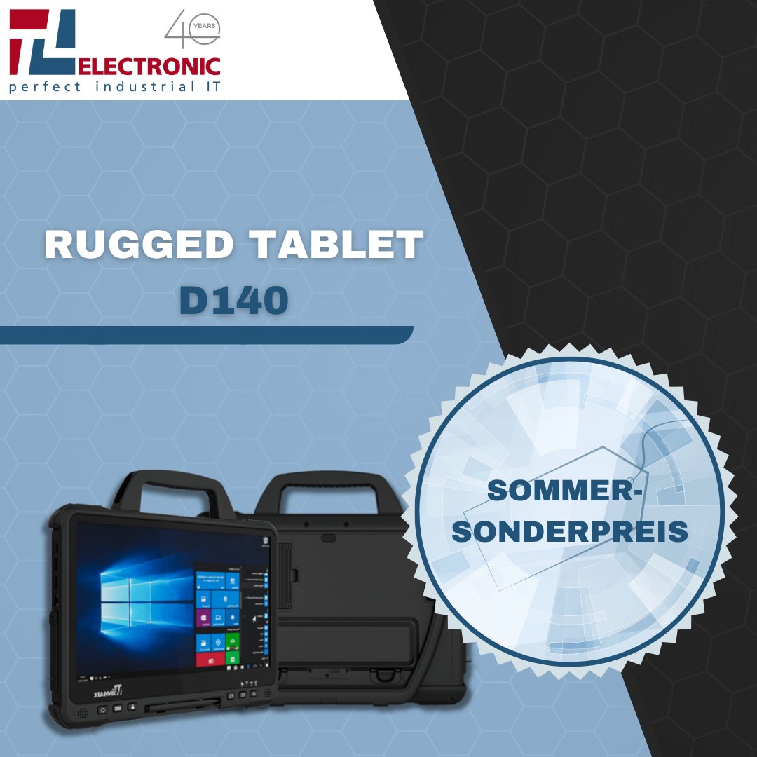 TL Electronic GmbH (@tl_electronic) on Twitter photo Sommer, Sonne, Sonderpreis – jetzt ist die perfekte Zeit für das Industrie-Tablet D140.
🔗 Entdecken:ow.ly/y4Ho50WtRL2
🔗 Ansprechpartner kontaktieren:ow.ly/ShcK50WtRL3
#tlelectronic #winmate #industrialit #robotics #steuerung #industriepc #ruggedtablet Sommer, Sonne, Sonderpreis – jetzt ist die perfekte Zeit für das Industrie-Tablet D140.
🔗 Entdecken:ow.ly/y4Ho50WtRL2
🔗 Ansprechpartner kontaktieren:ow.ly/ShcK50WtRL3
#tlelectronic #winmate #industrialit #robotics #steuerung #industriepc #ruggedtablet