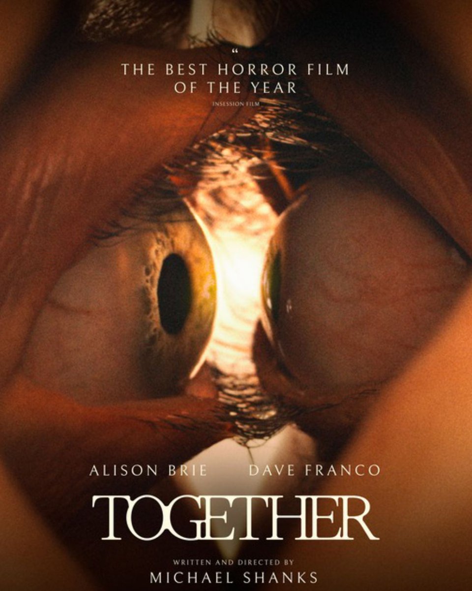 vistahollywood's tweet image. “The perfect date night horror movie.” TOGETHER starts next Tuesday, July 29th at the Vista in stunning 35mm. Advance tickets on sale at the theater and online.