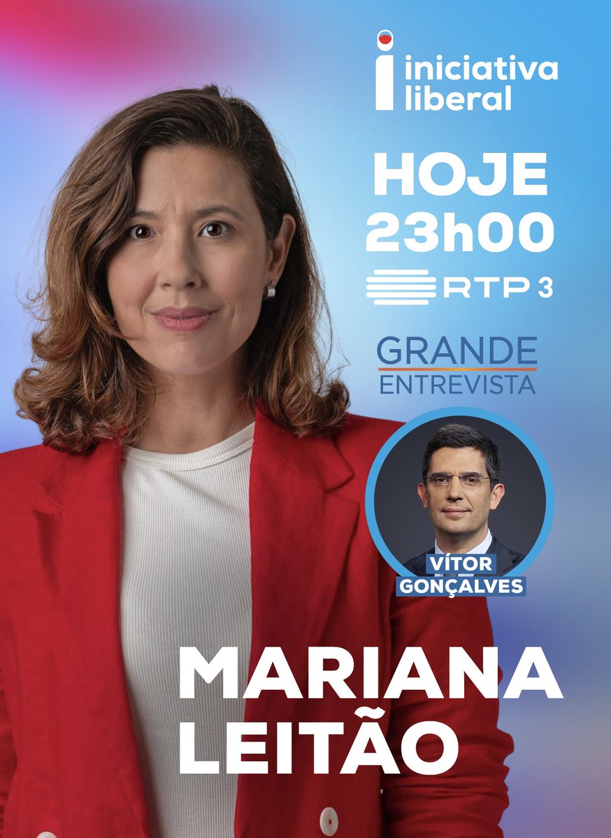 LiberalPT's tweet image. 🔴 Hoje em directo às 23:00, na RTP3. A não perder.