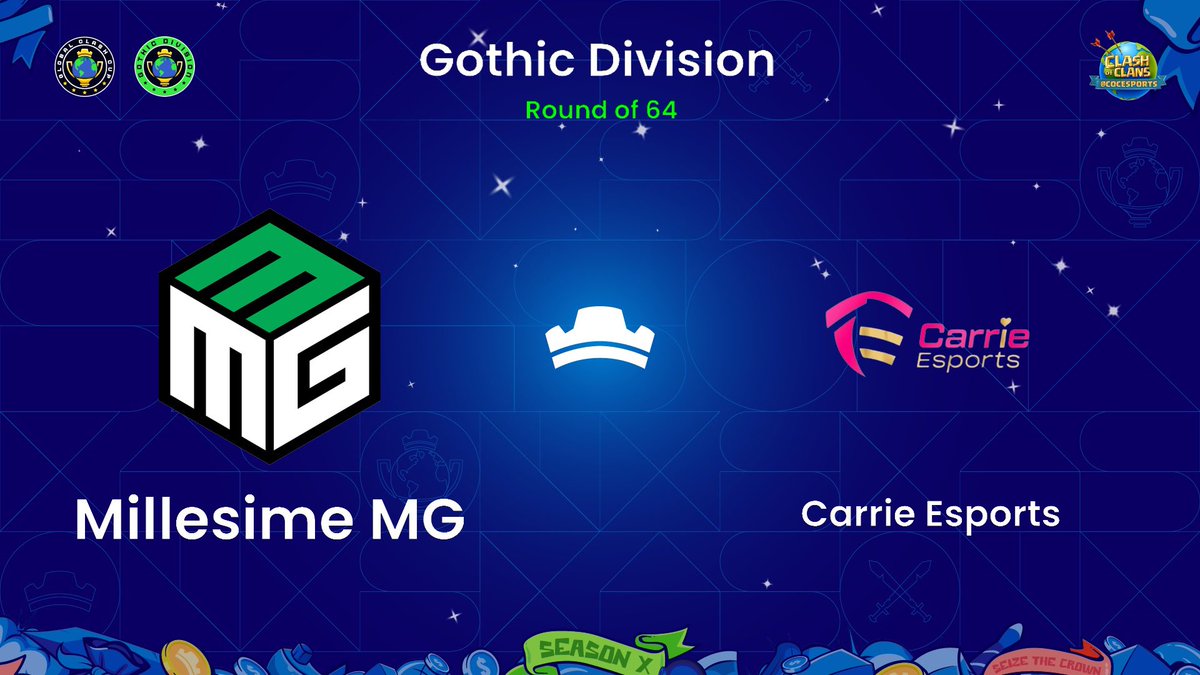 🔴 ESTAMOS EN DIRECTO

💪 hoy traemos una guerra muy top!

🏆 Global Clash Cup - PlayOffs Ro64

⚔️ Millesime MG 🆚 Carrie Esports

🥳 guerras eliminatorias antes de la fase final 

👉 twitch.tv/sply97