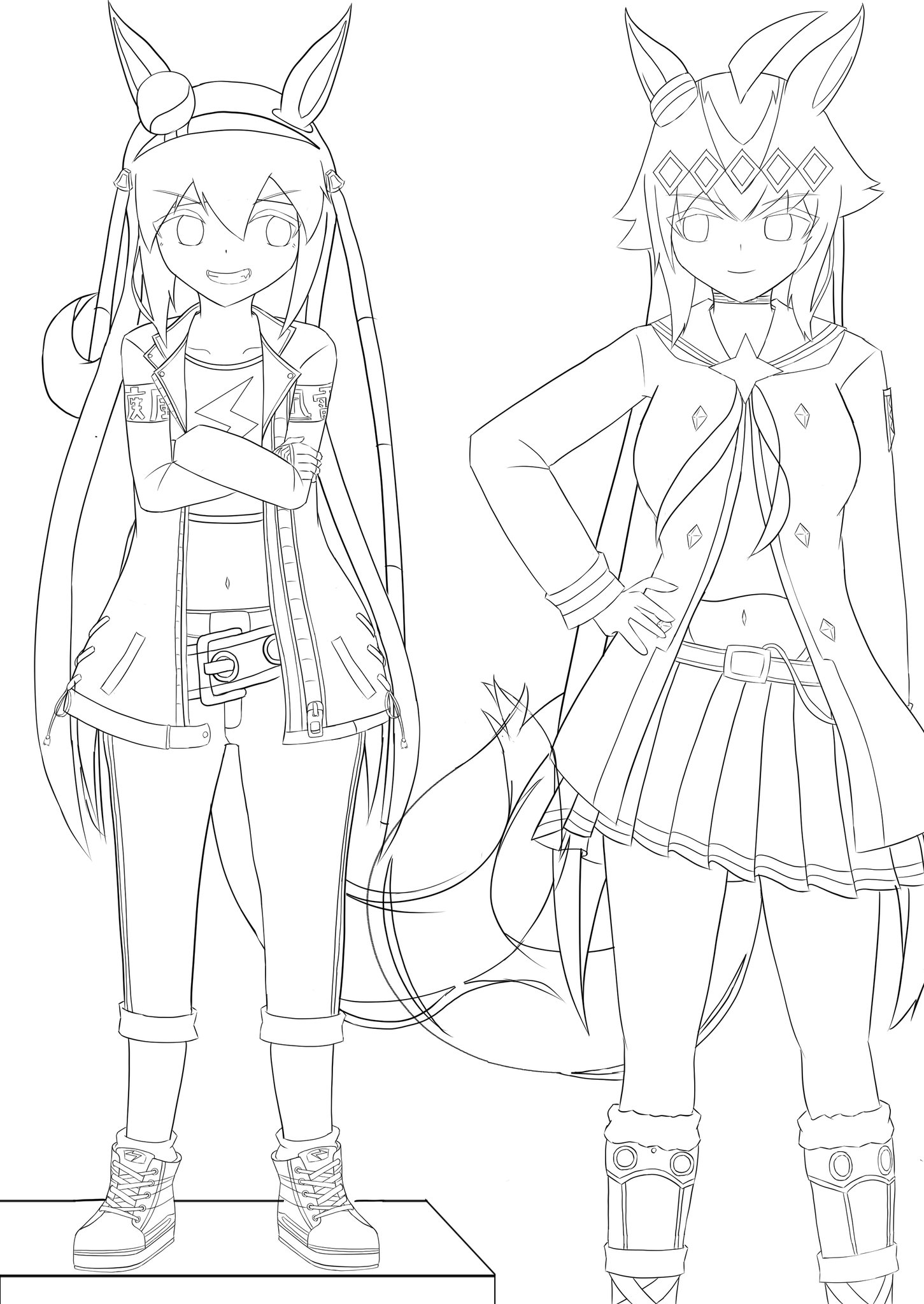 Ruri様線画ページ 蜜璃ちゃん線画 - ibisPaint