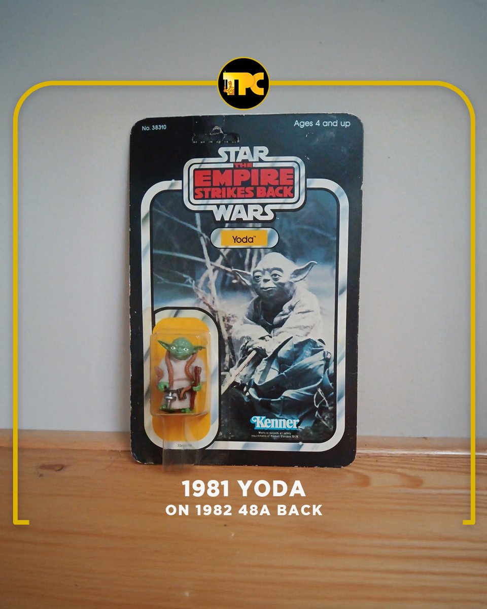 PadawanCollects's tweet image. Yoda was released in 1981 on the second wave of the 32 Back Empire Strikes Back cards. It was not released in 1980 on the first wave in order not to spoil what Yoda looked like to people who hadn’t seen the movie. Shown: 1982 48A Back
#actionfigures