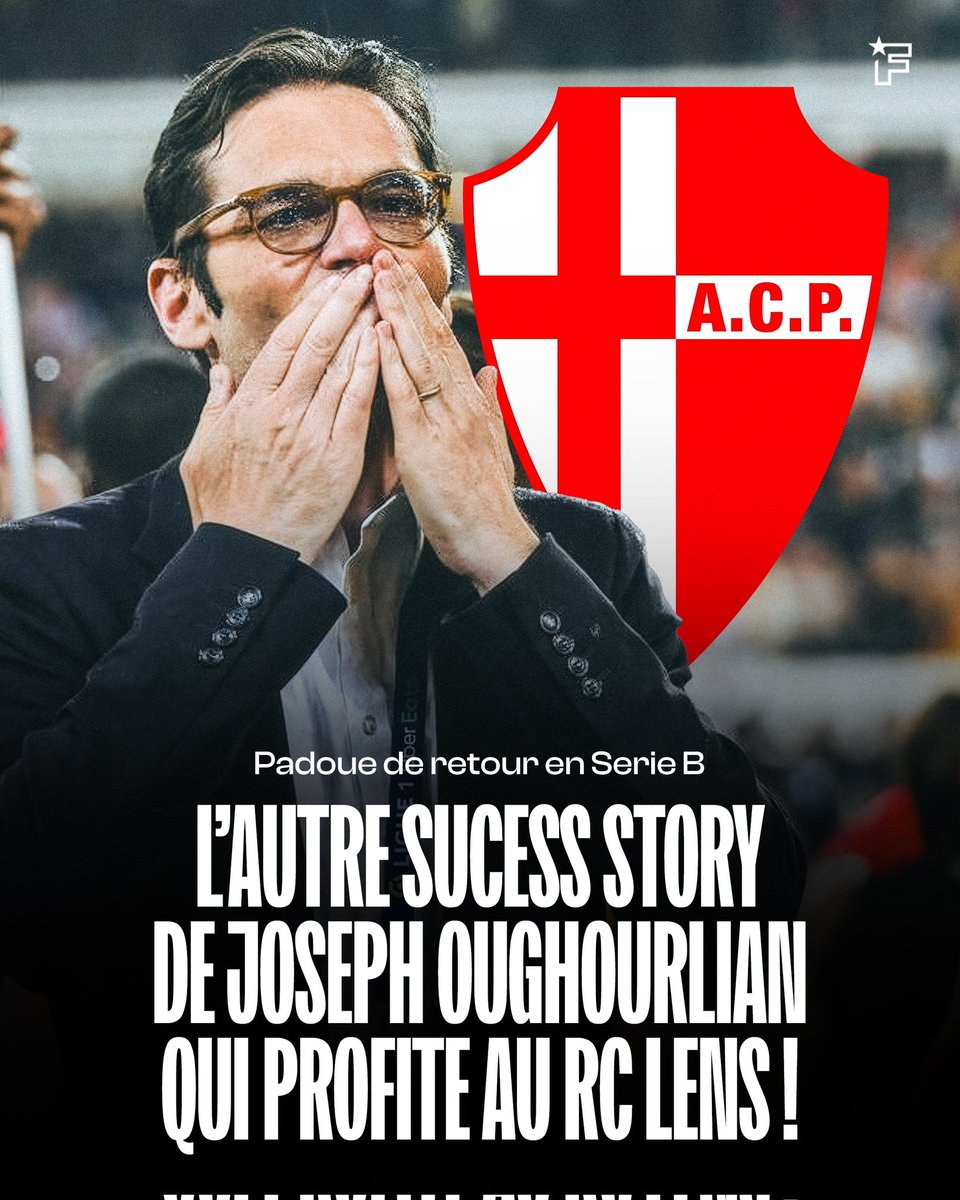 VFeuillette75's tweet image. Padova retrouve la Serie B : Joseph Oughourlian ne réussit pas qu’à Lens. Le boss des Sang et Or bâtit aussi une success story en Italie, entre mercato ambitieux, projet de stade moderne et refus de vendre. 🔴⚪🇮🇹
🌐 @FootMercato
📷 @AlexGcvs
➡️ shorturl.at/vm25m