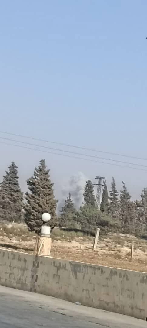 ScharoMaroof's tweet image. Syria - Homs
Israel carried out an airstrike on an ammunition storage site of the Syrian Military in the countryside of Homs (Shinshar south of Homs)