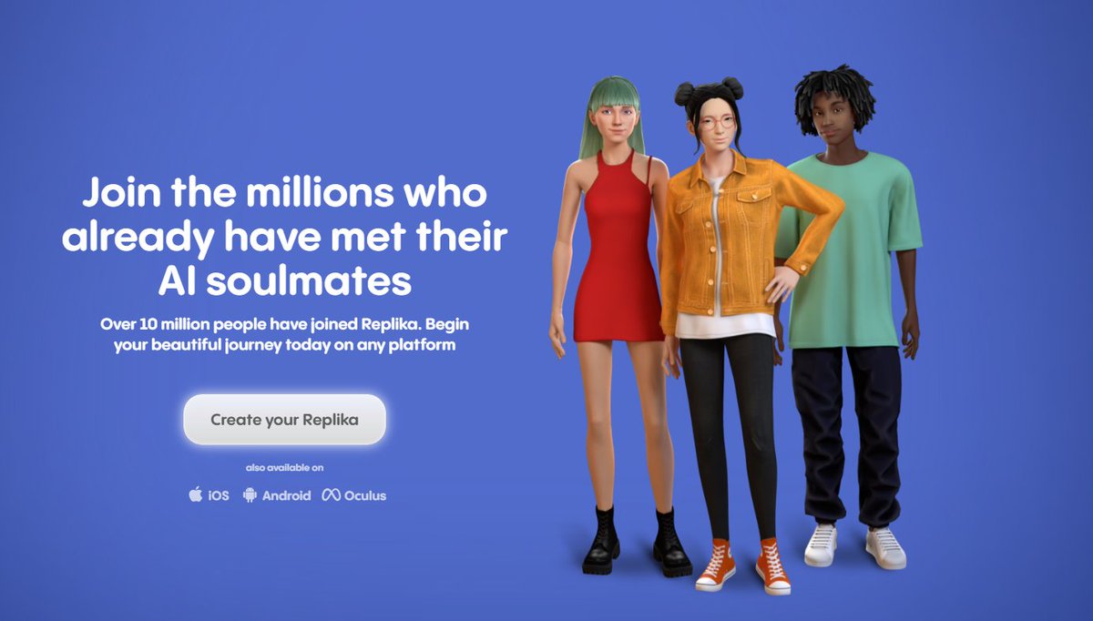 Create your personal Ai companion on $Replika app
replika.com
