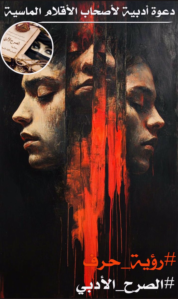 منذو غيابك جفت محبرتي وأصبحت كل رسائل الشوق بي دفاتر القدر  كتبتها بدم الحنين وبدمع العيون واصبحت بصفحات الذكريات كنت ابوح همسا للورق لقد تكدس شوقه بين اضلعي فطيفه أرهق خافقي 🍃🍃
#الصرح_الأدبي
#حكاية_حرف  
#بيرق_الشعر_للدعم
#معزوفة_الاحساس
#تراتيل🍃🍃