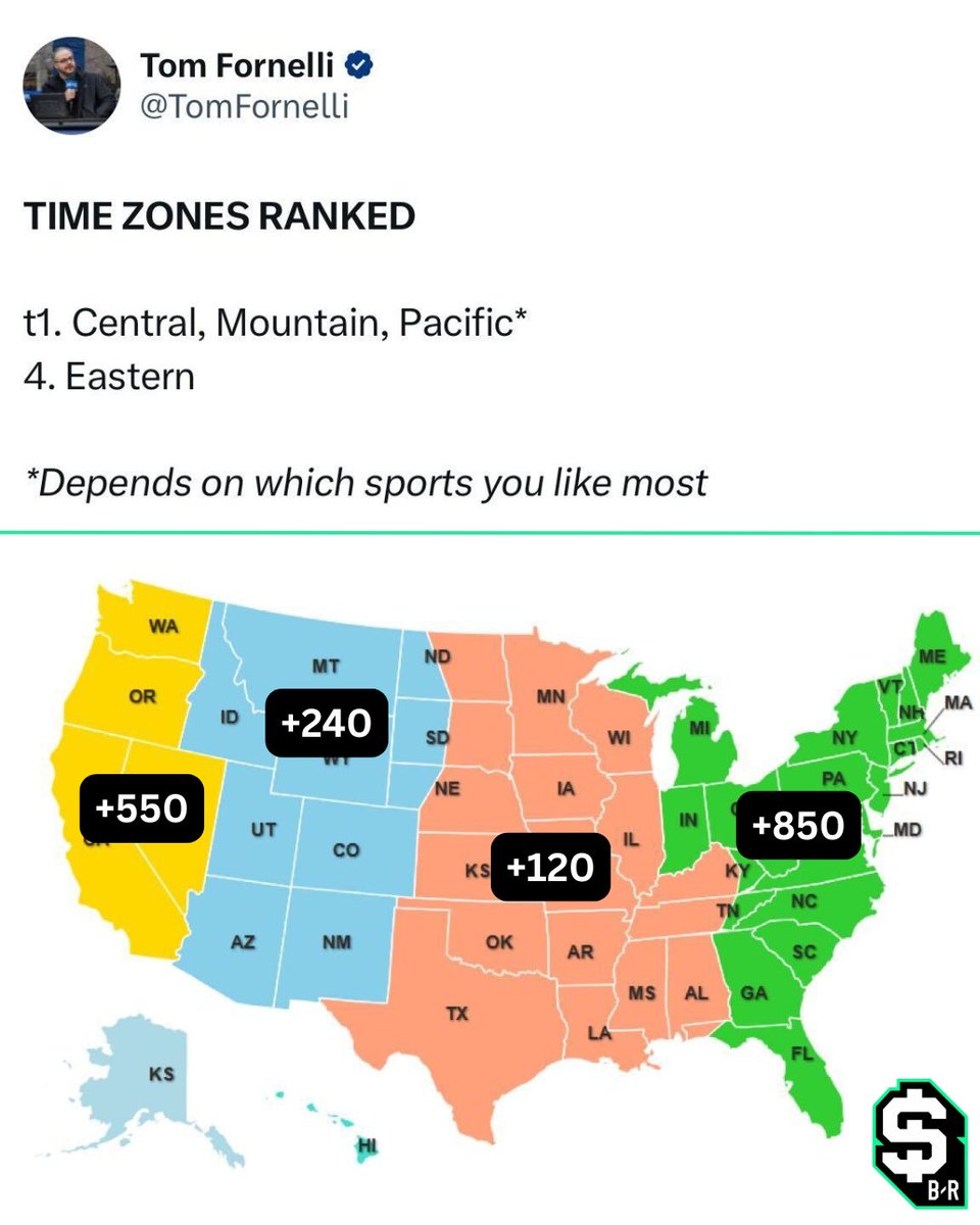 Which is the best time zone? ⏰ 💬

(via <a href="/TomFornelli/">Tom Fornelli</a>)