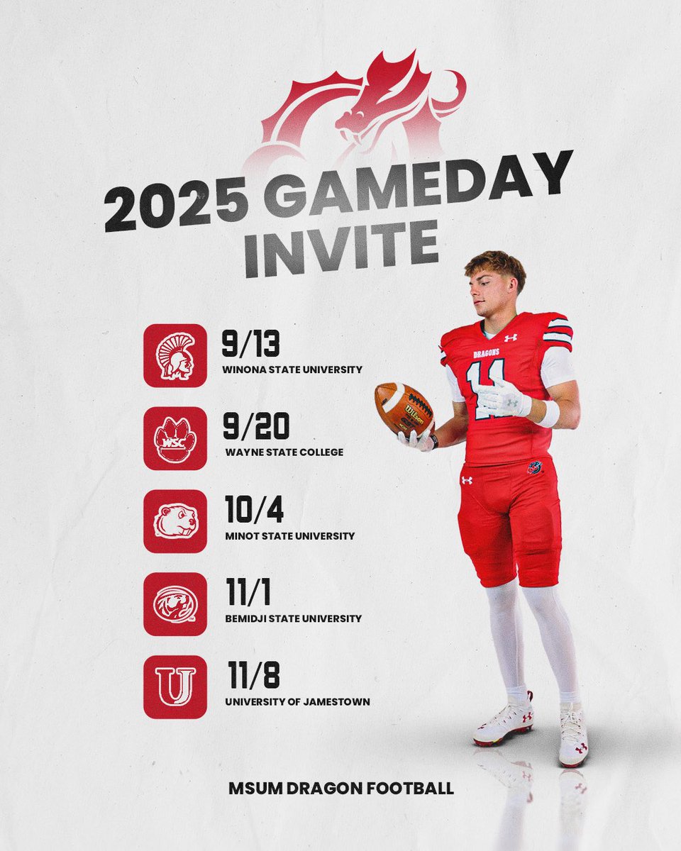 Clayton Neal (@claytonneal36) on Twitter photo I would like to say thank you to <a href="/MSUMDragons/">MSUM Dragons</a> and <a href="/Coach_M_Martin/">Mark Martin</a> for inviting me to their game days this year🔴⚪️ I would like to say thank you to <a href="/MSUMDragons/">MSUM Dragons</a> and <a href="/Coach_M_Martin/">Mark Martin</a> for inviting me to their game days this year🔴⚪️