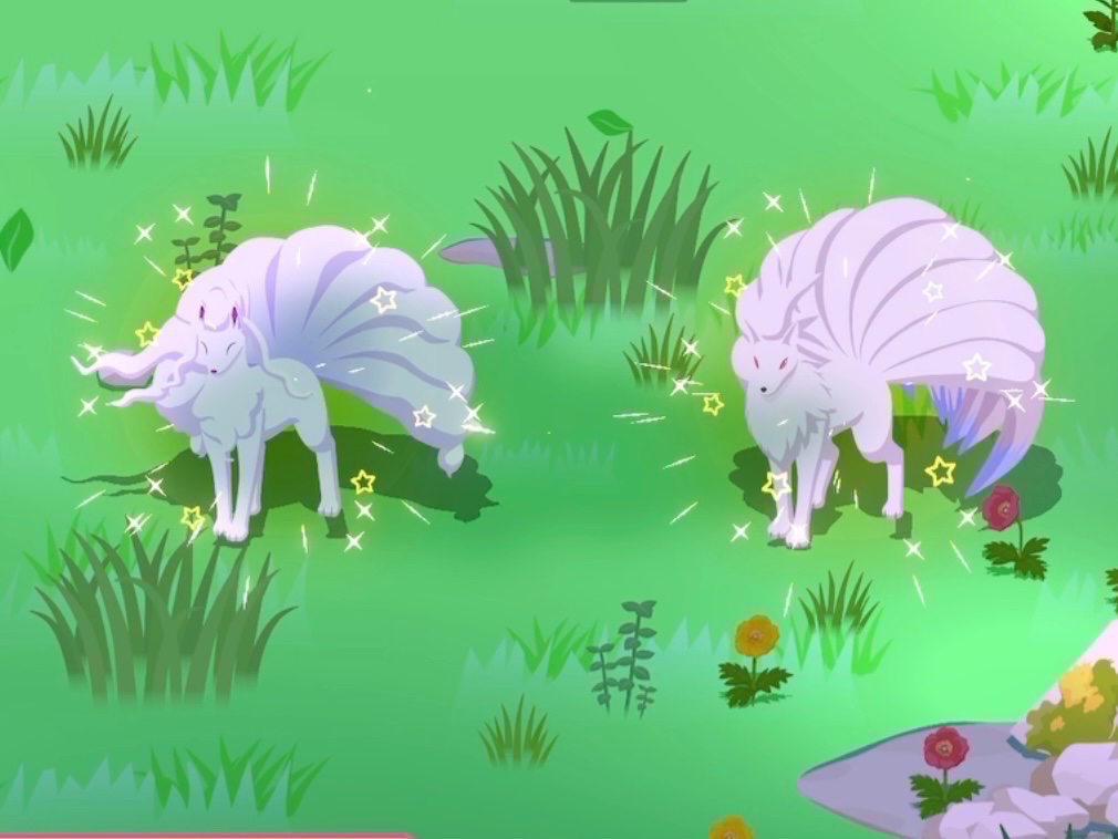 #ポケスリ２周年をいっしょに 

✨🦊✨🦊✨