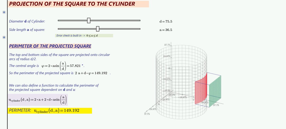 ptc_mathcad's tweet image. Only ~1 week left in the Mathcad Community Challenge July 2025! Your fellow PTC Mathcad users have been discussing projecting a square onto a cylinder & a sphere, and creating interesting worksheets to calculate it. Join in the challenge on PTC Community! community.ptc.com/t5/Mathcad/Mat…
