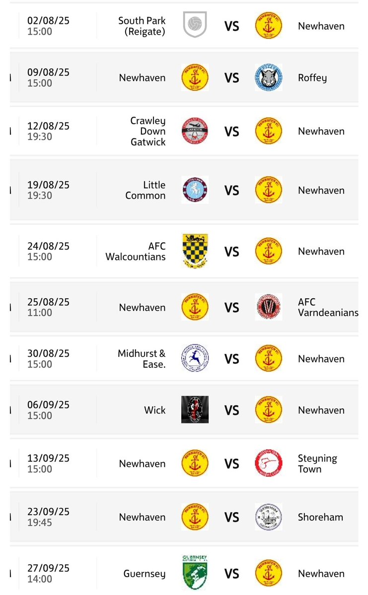 NewhavenFC's tweet image. The fixtures for the new season are out!
I'm guessing there will be changes to come - we're currently scheduled to play two games in 18-hours over Bank Holiday weekend! - but here are the early fixtures as they stand... Including the away trip you've been waiting for.