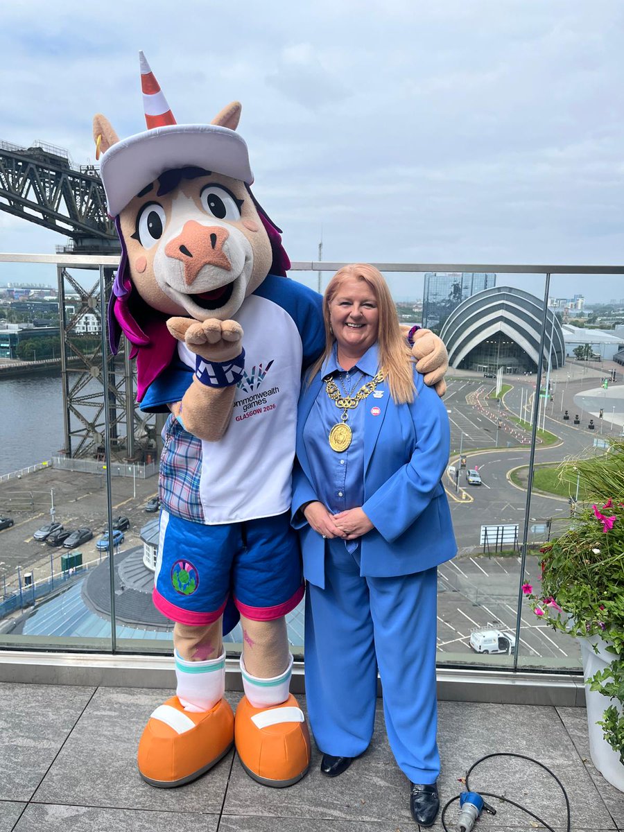 Lord Provost of Glasgow (@lordprovostgcc) on Twitter photo With only 1 year to go until <a href="/Glasgow_2026/">Glasgow 2026</a> Commonwealth Games, say hello to the #Glasgow2026 official mascot - Finnie 🦄✨
What a way to mark this special milestone by celebrating creativity & inclusivity of the Games with a new mascot, imagined by 80 children from 24 schools. With only 1 year to go until <a href="/Glasgow_2026/">Glasgow 2026</a> Commonwealth Games, say hello to the #Glasgow2026 official mascot - Finnie 🦄✨
What a way to mark this special milestone by celebrating creativity & inclusivity of the Games with a new mascot, imagined by 80 children from 24 schools.
