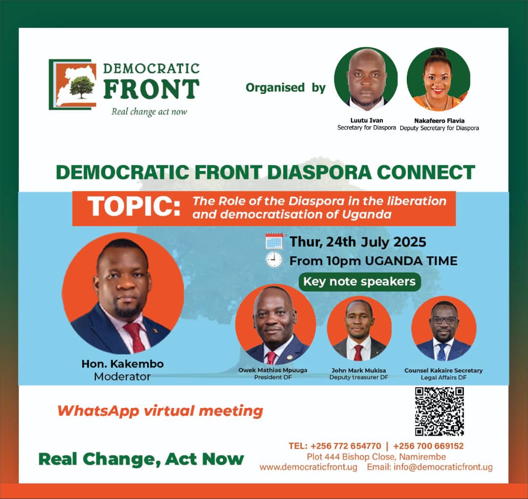 BabaFariha1's tweet image. Absolutely. The diaspora is a beautiful reflection of what Uganda can become ; diversity, focused on progress, & free from divisive politics. Let’s protect that spirit & import Democratic solutions Now!
@MathiasMpuuga
@HonKakembo
@juliet_kakande
@bbstvug
@nbstv
@FatwesTv