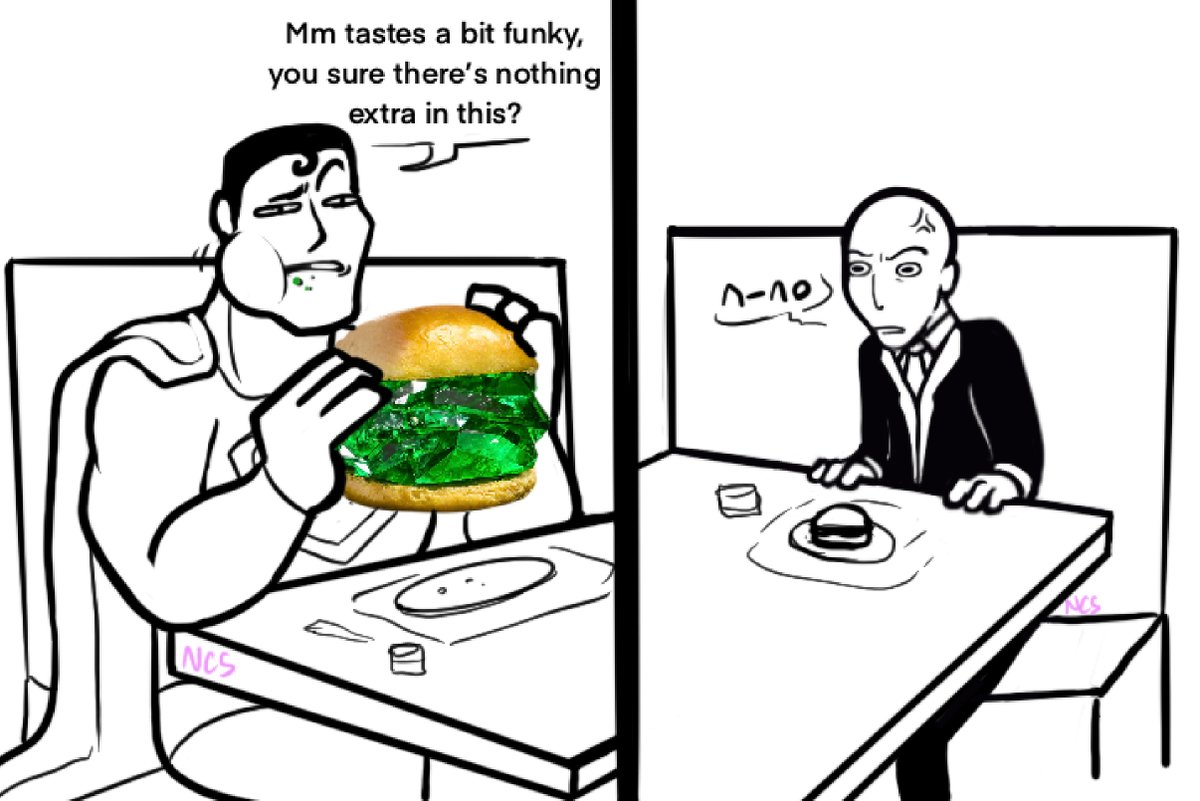 I had to go back to this post and put Lex Luthor over it instead-