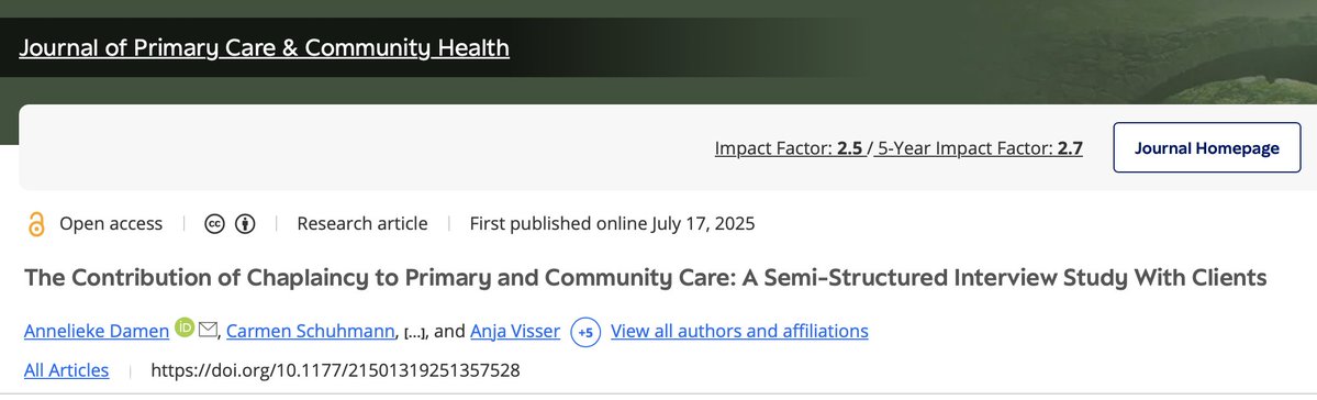 Chaplaincy and Community Health journals.sagepub.com/doi/10.1177/21…