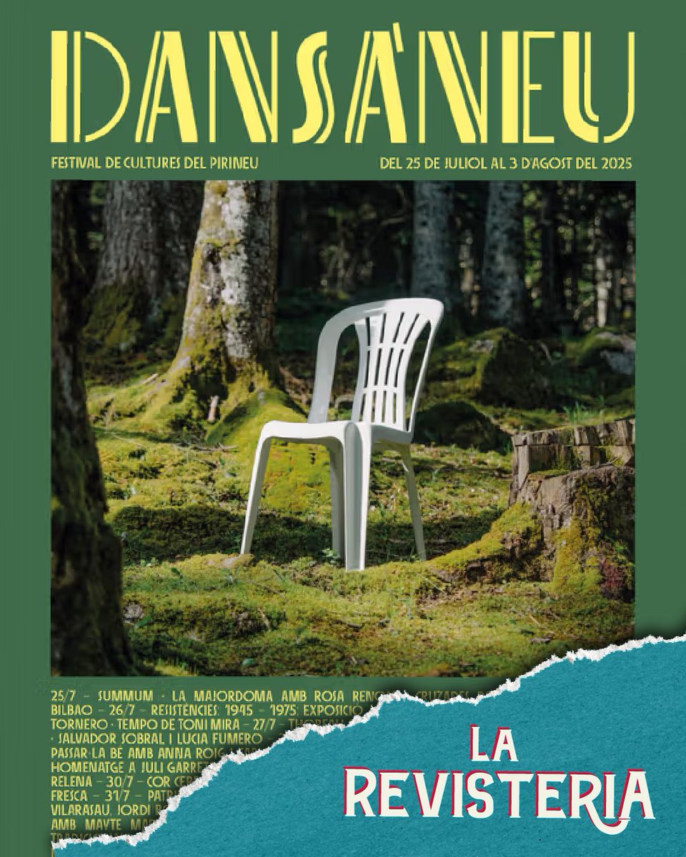 revistesAPPEC's tweet image. Els dies 26 i 27 de juliol, La Revisteria fa parada a Esterri d’Àneu dins del @Dansaneu!

Horaris:
Dissabte: 10-14h i 17-21h
Diumenge: 10-14h

Cultura, dansa i revistes en català al cor del Pirineu. Vine a fer-hi una ullada i endú-te la teva amb la bossa exclusiva d’@iquiosc! 📷