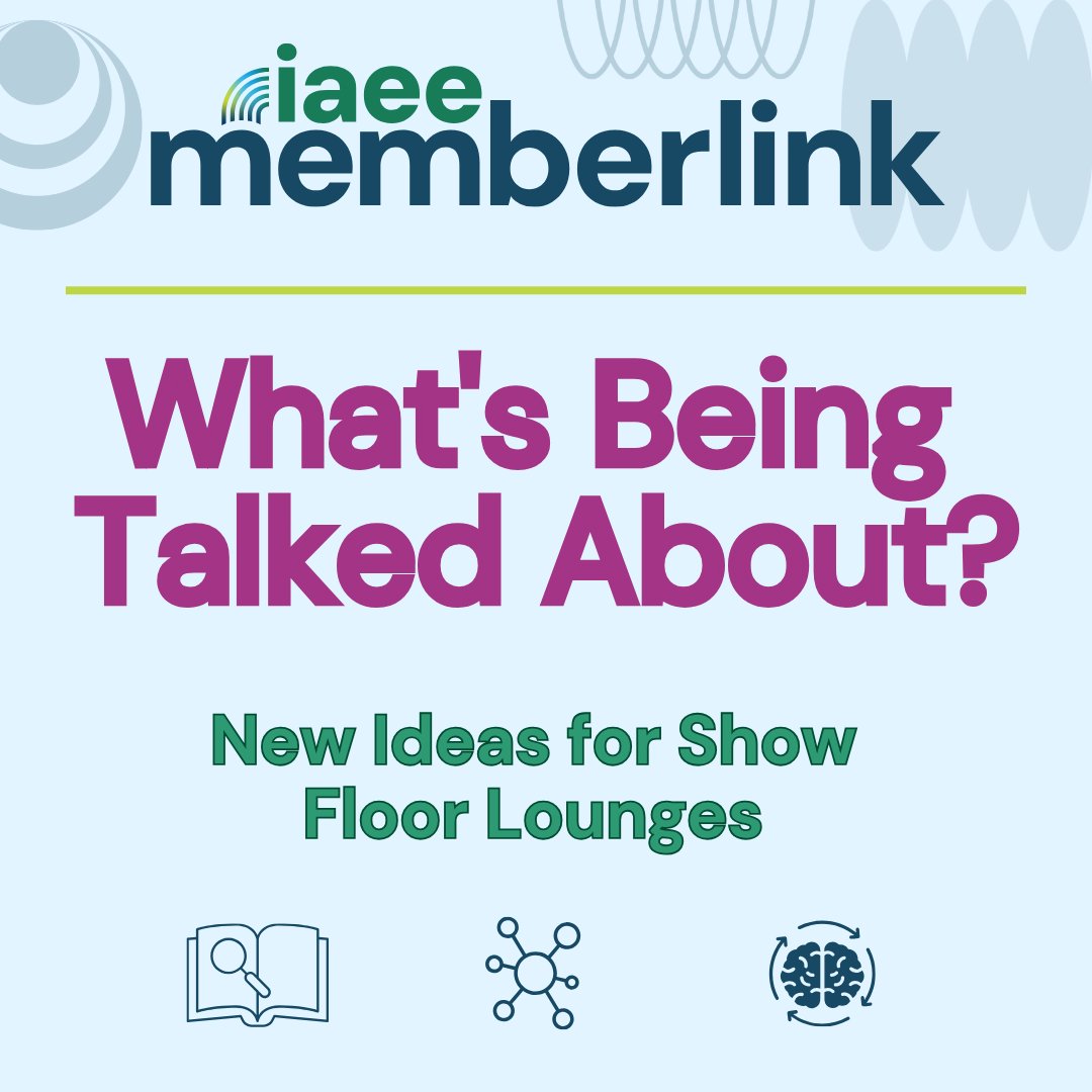 🌟 This week's Memberlink discussion centers around new and fun activities happening in show floor attendee lounges! 🤩 Login to MemberLink and add your thoughts! 🔥 #Memberlink #AttendeeLounge #Networking tinyurl.com/svu6vssn