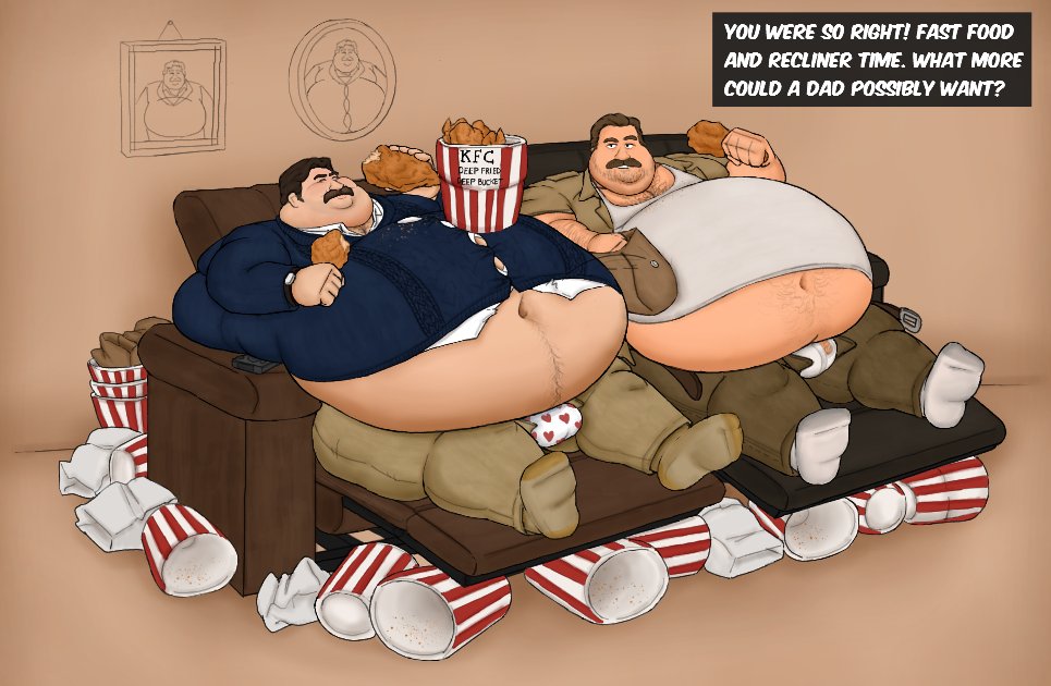 A bit of 'fat dad' history - did you know that it was the 80's and the advent of fast food normalcy in the suburbs that helped create the 'fat dad' trope we all know and love? Here's Mr. Holland and Sheriff Hopper to illustrate this phenomenon.