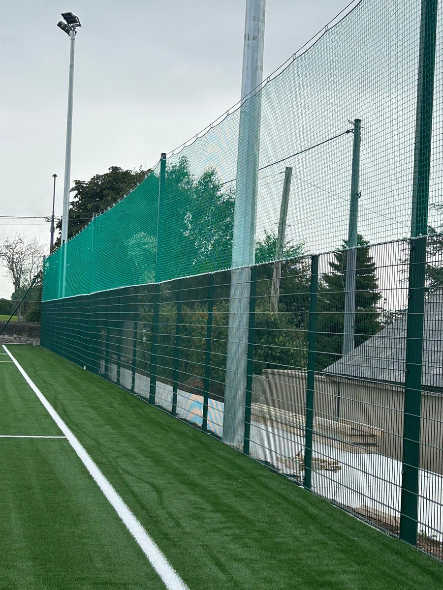 PST_Sport's tweet image. Netting installation complete at @KdyGAA in Co. Cork, as works near completion for a 5,200 sq/m artificial grass training pitch. Looking forward to seeing the new pitch being put to the test very soon.