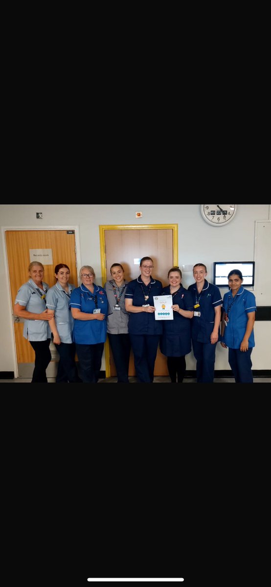 Super proud of our fabulous Abbie and the team on Cairns Ward achieving GOLD in their walton CARES. 🌟🌟